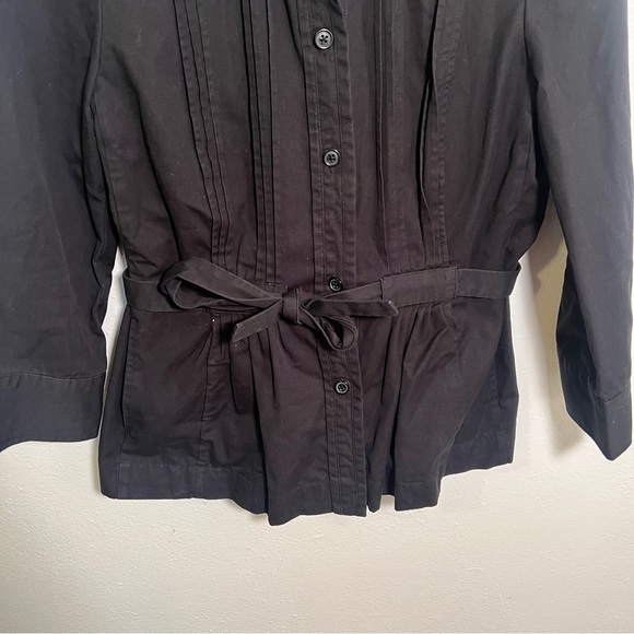Vintage Lucky Brand Button Down Shirt Jacket Black M - Picture 3 of 8
